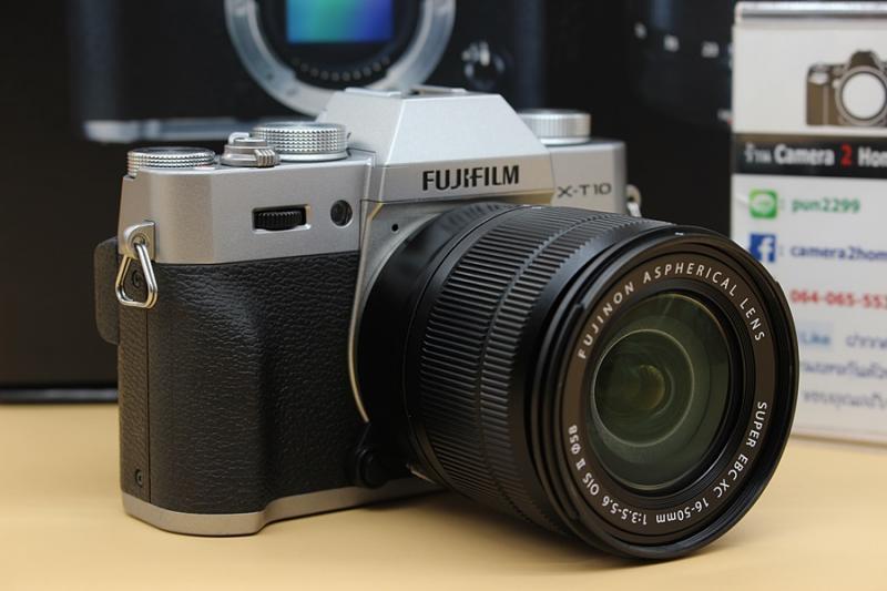 ขาย FUJI X-T10 + lens XC 16-50mm(สีเงิน) เครื่องอดีตประกันศูนย์  เมนูไทย สภาพมีรอยการใช้งาน มี WI-FIในตัว ใช้งานครบเต็มระบบทุกฟังค์ชั่น อุปกรณ์ครบกล่อง  อุ